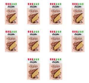 Polewa twarda mleczna czekolada Lucatto 100g X10