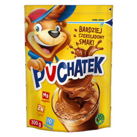 Napój kakaowy z witaminami Puchatek 300 g Napój kakaowy z witaminami Puchatek 300g