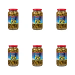 Hiszpańskie oliwki zielone bez pestek w słonej zalewie 935ml X6
