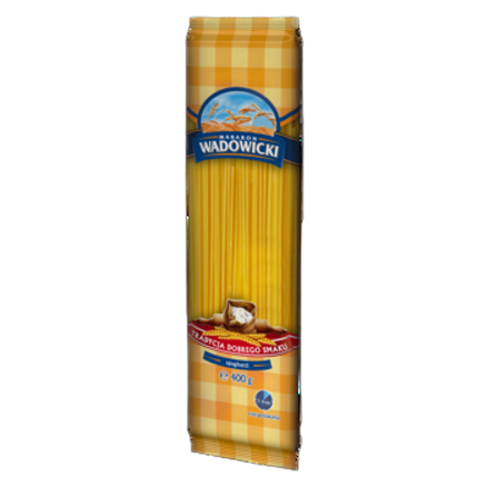 Makaron Wadowicki spaghetti 400 g Makaron Wadowicki spaghetti 400g