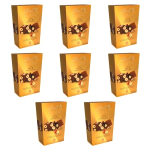 LINDT Nuxor Milk 150g X8