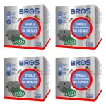 BROS - spirale na komary z dekoracyjną osłonką stalową 6 szt X4