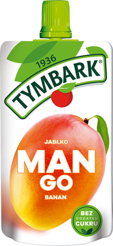 Mus 100% mango jabłko banan Tymbark 120g