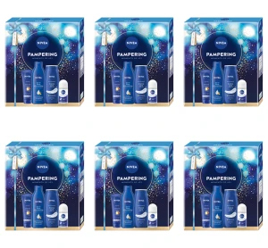 NIVEA Zestaw Świąteczny Pampering 2025 X6