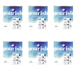 Dove Advanced Care Deeply Nourishing Żel pod prysznic 225 ml + Balsam Essential Care 250 ml + Antyperspirant Original 150 ml X6