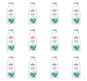 Apart Double Care Nawilżający żel pod prysznic i płyn do kąpieli 2w1 białe kwiaty 900ml X12