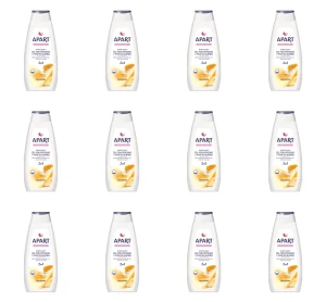 Apart Double Care Nawilżający żel pod prysznic i płyn do kąpieli 2w1 mleko i miód 900ml X12