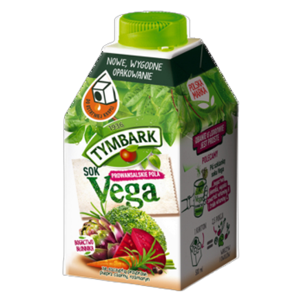Sok z warzyw i owoców Tymbark Vega Prowansalskie Pola 500 ml Sok z warzyw i owoców Tymbark Vega Prowansalskie Pola 500ml