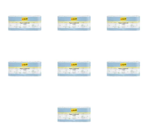 TOPSELLER Papier toaletowy 8R 150L 3W100 % celuloza decor rumianek X7
