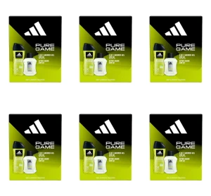 adidas Pure Game woda po goleniu 100 ml + żel pod prysznic 250 ml X6