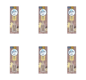 Glade® Reed Diffuser - Vanilla Cream Cookies™, odświeżacz powietrza pachnące patyczki 50ml X6