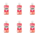 Listerine Smart Rinse Berry płyn do płukania jamy ustnej z zawartością fluorku 500 ml X6
