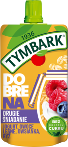 Przekąska na 2 śniadanie jogurt & zboża + owoce leśne Tymbark 100 g
