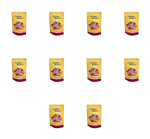 Dolina Noteci Superfood Mokra karma saszetka dla kota kurczak i wołowina z doradą 85g X10