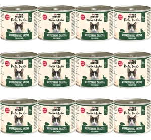 Pan Mięsko Kocia Uczta Wieprzowina z kaczką 200 g X12