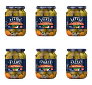 Krakus Ogórki Konserwowe Kaszubskie 670g X6