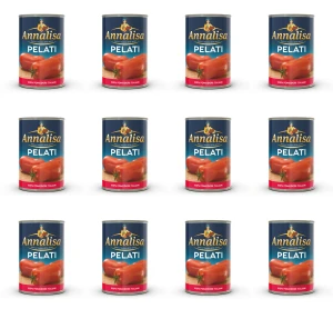 Pomidory Pelati bez skórki 400g Annalisa X12