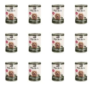 Pan Mięsko Psia Uczta Wieprzowina z jeleniem 400 g X12