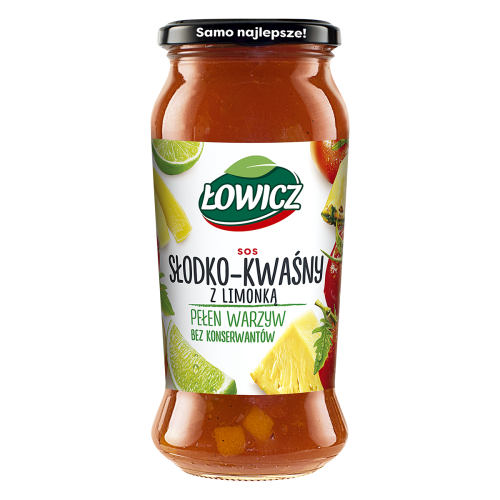 Sos słodko-kwaśny z limonką Łowicz 500g