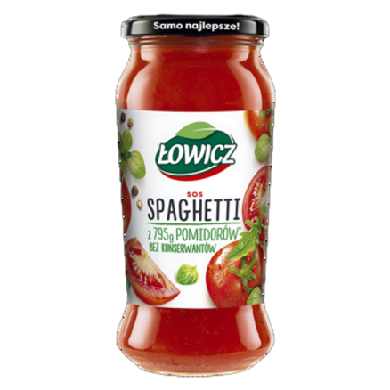 Sos spaghetti Łowicz 500 g Sos spaghetti Łowicz 500g