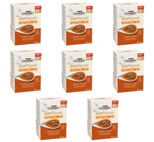 PURINA GOURMET SOUP Royale Kolekcja dań mięsnych 6 x 45 g X8
