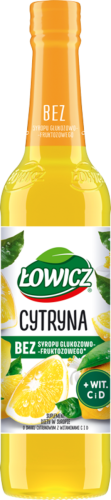 Syrop o smaku cytrynowym Łowicz 400ml