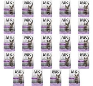 MK ANIMALS Saszetka dla kotów z wątróbką Sterile 100 g X24