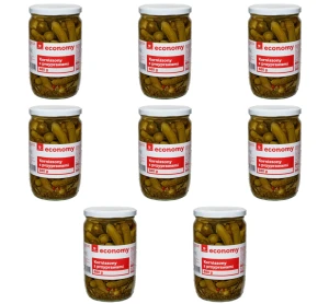 TGE Korniszony z przyprawami 680 g X8