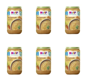 HiPP Krupniczek z warzywami i kurczakiem BIO, 250 g X6