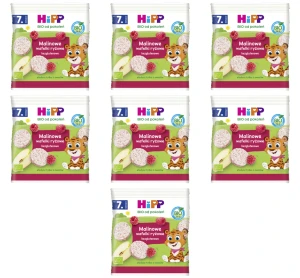 HiPP Malinowe wafelki ryżowe BIO, 30g X7