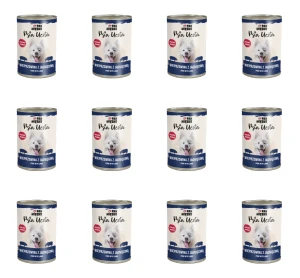 Pan Mięsko Psia Uczta Wieprzowina z jagnięciną 400 g X12