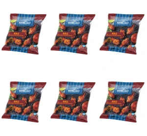 MORLINY SKRZYDEŁKA PIECZONE BBQ 600G X6