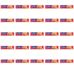E.Wedel Baton Crush z popcornem w czekoladzie białej karmelowej 25g X25