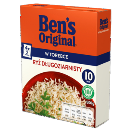 Ryż długoziarnisty Uncle Ben's 4x125 g Ryż długoziarnisty Uncle Ben's 4x125g