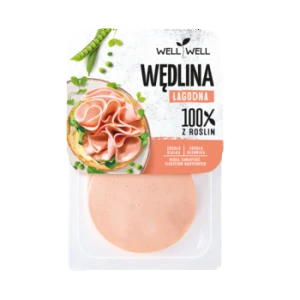 Wędlina roślinna łagodna 100g Well Well