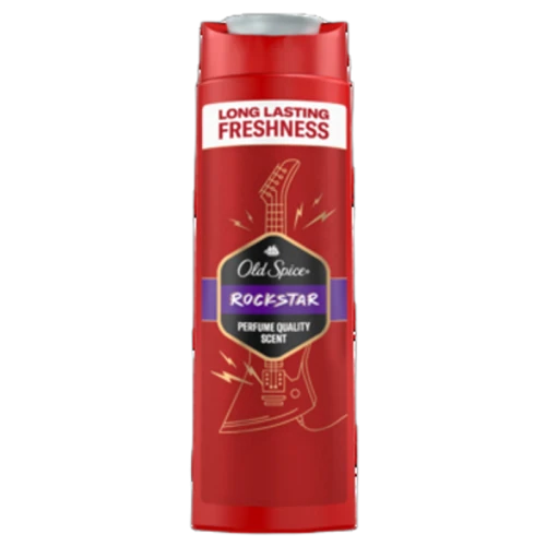 Old Spice Rockstar Męski żel pod prysznic i szampon 400ml Długotrwała świeżość 1768523868415-49464-3-to1oa.png