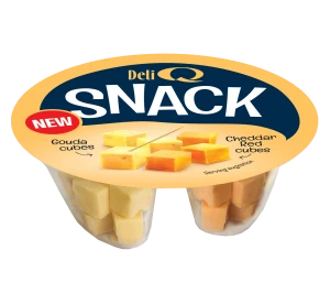 DELI Q SNACK Gouda kostki/ Cheddar Red kostki 100g