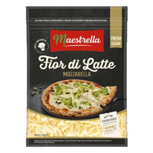 Maestrella mozzarella wióry fior di latte 150g a17b31e17c015854df6e7aeda5f7096e.png