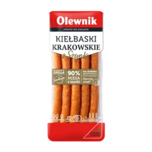 Kiełbaski krakowskie z szynki 200 g olewnik