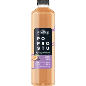 Tymbark Po Prostu Kompotowy napój śliwka jabłko 1,25 l