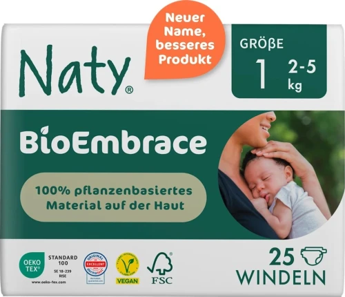 Ekologiczne pieluchy jednorazowe, rozmiar 1, 2-5 kg, 25 szt 6860_1_12405414.jpg
