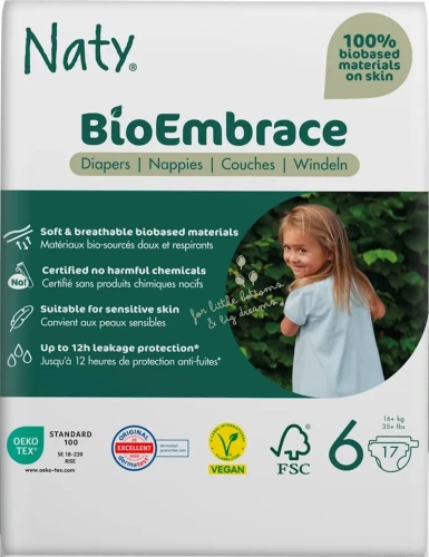 Ekologiczne pieluchy jednorazowe, rozmiar 6, 16 kg+, 17 szt 6854_1_12393779.jpg