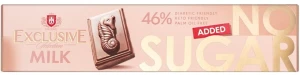 Czekolada mleczna 46% kakao bez cukru, słodzona erytrytolem KETO 50 g