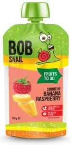 Smoothie banan- malina  bez dodatku cukru 120g