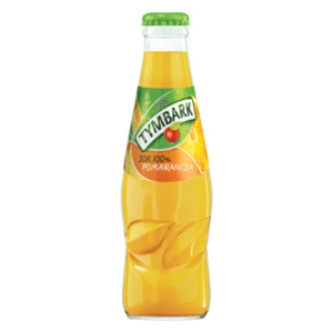 Sok 100% pomarańcza butelka Tymbark 200 ml