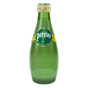 Perrier woda mineralna gazowana 330 ml w szklanej butelce