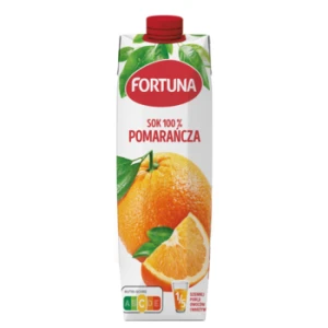 Sok 100% pomarańczowy Fortuna 1 l