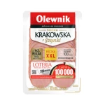 Sucha krakowska z szynki plastry 150 g Olewnik