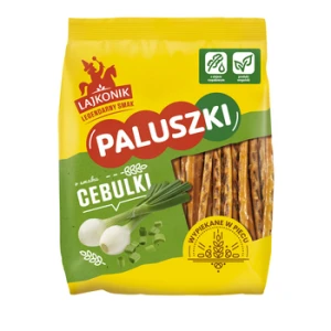 Lajkonik Paluszki o smaku cebulki 150 g