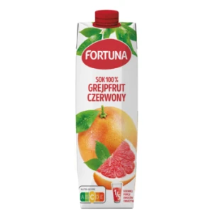 Sok 100% grejpfrut czerwony Fortuna 1 l